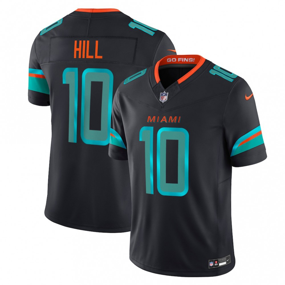 Tyreek Hill Miami Dolphins Nike 2025 Rivalries Collection Limited Jersey - Pitch Blue-GridironStore